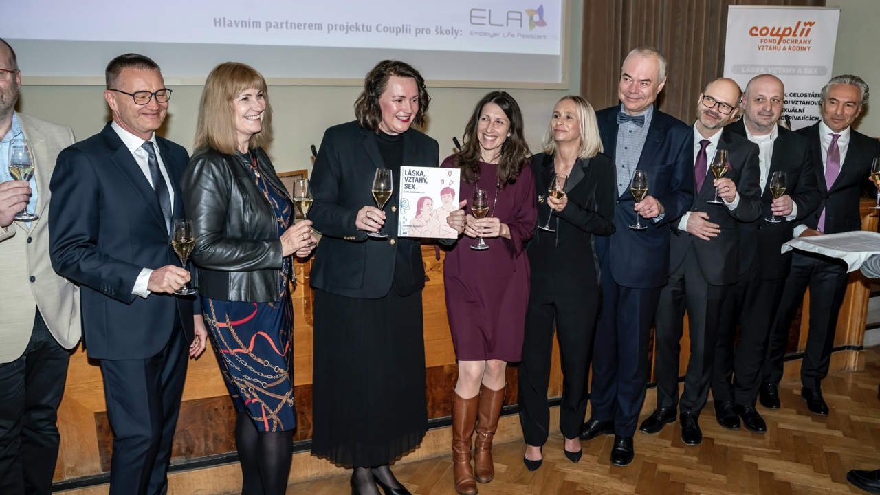 Křest metodiky pro školy Láska, sex a vztahy